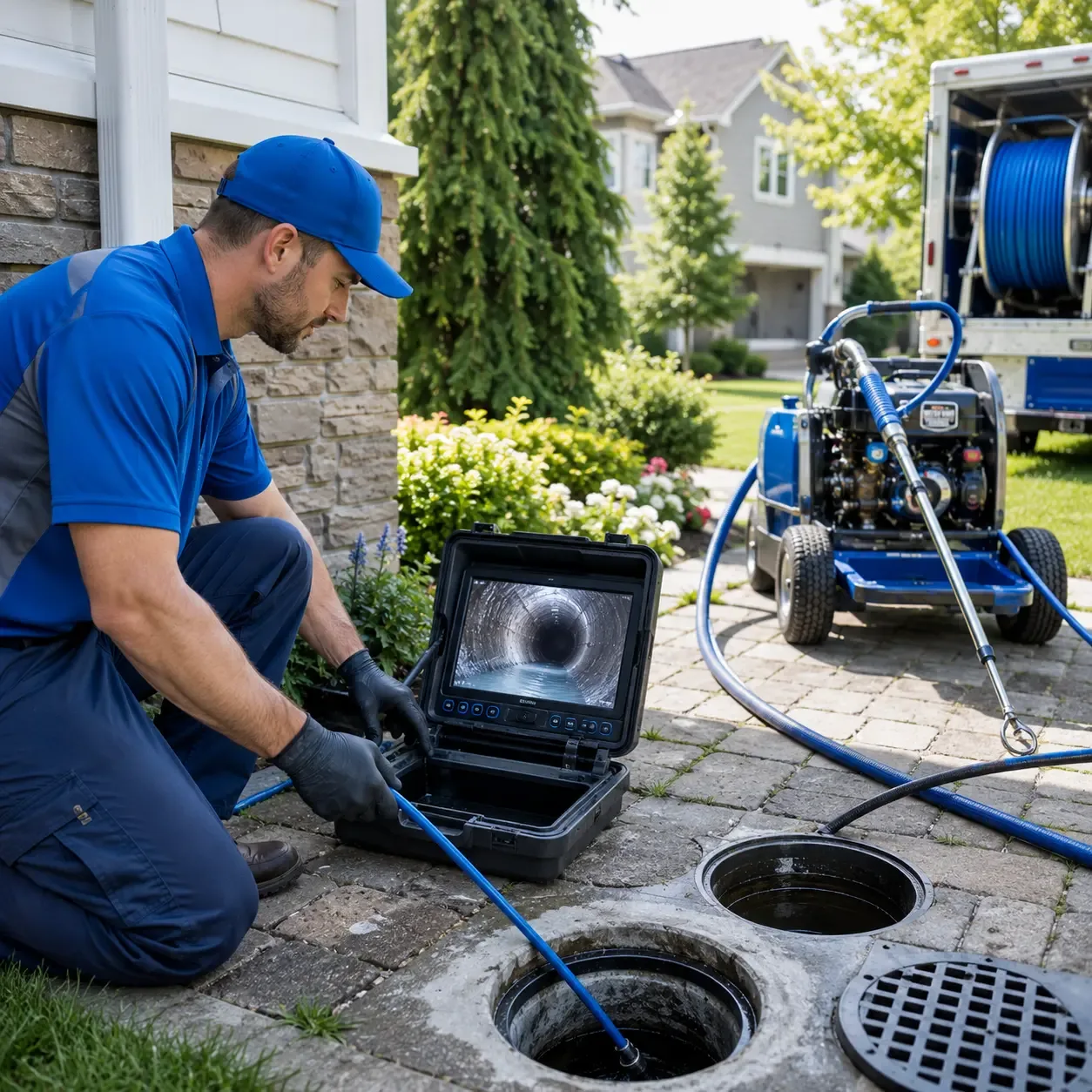 Outdoor drain cleaning professionals serving Clarks Mills, PA